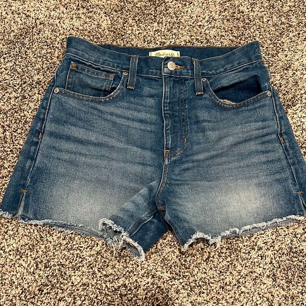 High-rise, cut-off jean shorts by Madewell